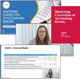 Mastering Correction of Accounting Errors Online Course