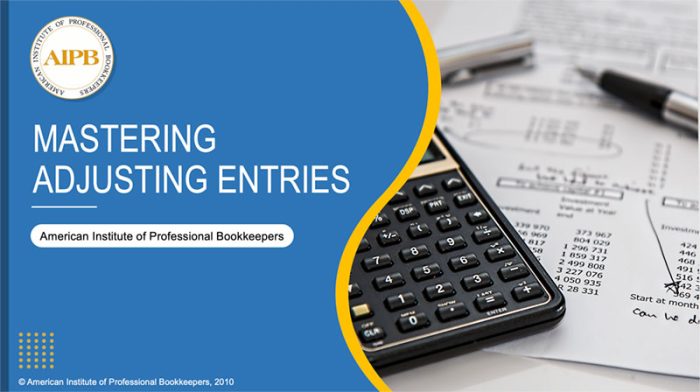 AIPB’s Certified Bookkeeper (CB) Online Course - American Institute of Professional Bookkeepers